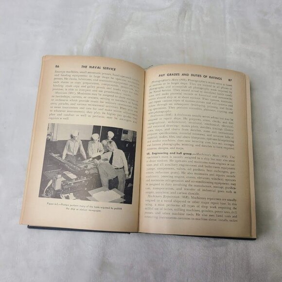 Bluejackets Manual US Naval Institute 14th Ed 1950 Illustrated HC Navy Clemens - Picture 14 of 16